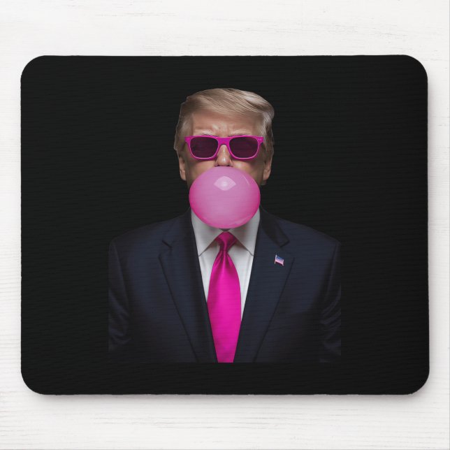 Rosa Trump Bubble Gum Shirt 2024 Musmatta (Framsidan)
