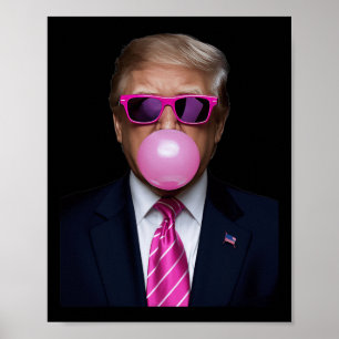 Rosa Trump Bubble Gum Shirt 2024 Poster