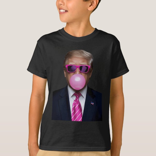 Rosa Trump Bubble Gum Shirt 2024 T (Framsida)