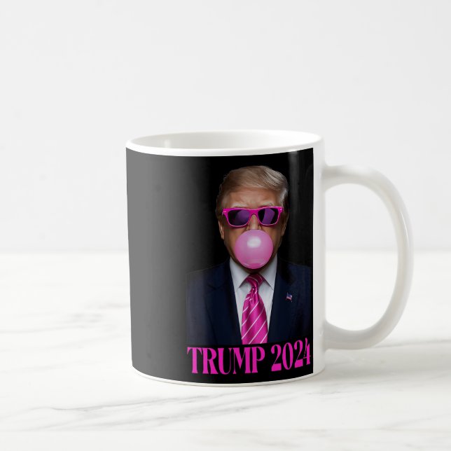 Rosa Trumpbubble Gum 2024 Kaffemugg (Höger)