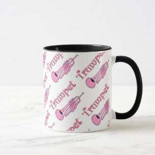 Rosa Trumpet Mugg