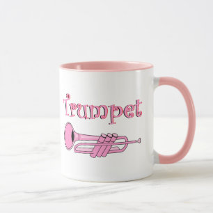 Rosa Trumpet Mugg