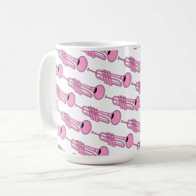 Rosa Trumpet Mugg (Framsida vänster)
