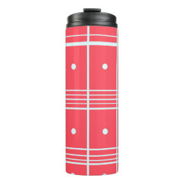 Rosa tryckt termisk tumbler