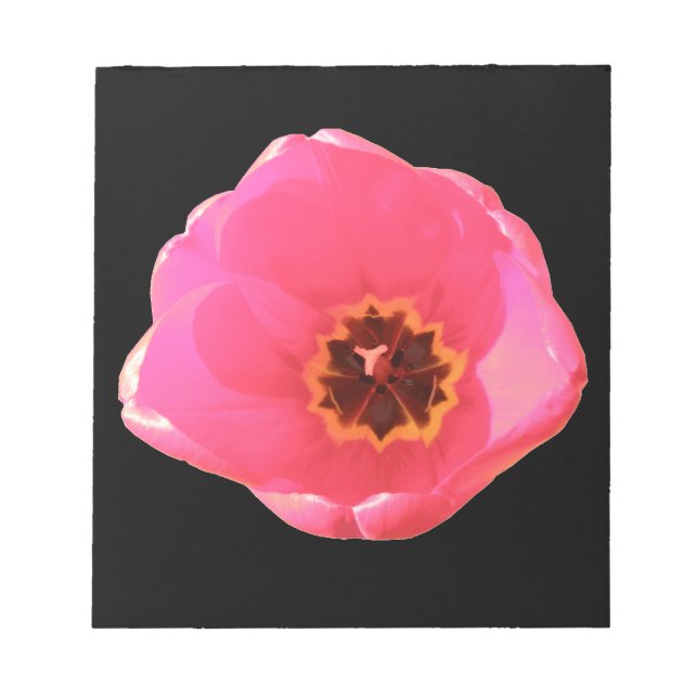 Rosa Tulip Anteckningsblock (Framsida)
