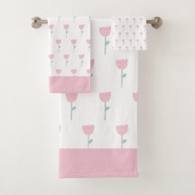 Rosa Tulip Blommigt Minimalistic Simple Girly Cute