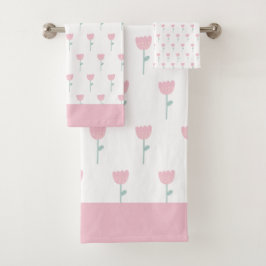Rosa Tulip Blommigt Minimalistic Simple Girly Cute