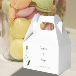 Rosa Tulip Blommigt Presentaskar