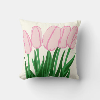 Rosa Tulip Dekorativ kudde