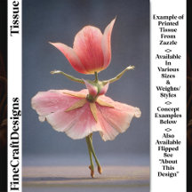 Rosa Tulip Flower Fairy Ballerina DJ7R Decoupage