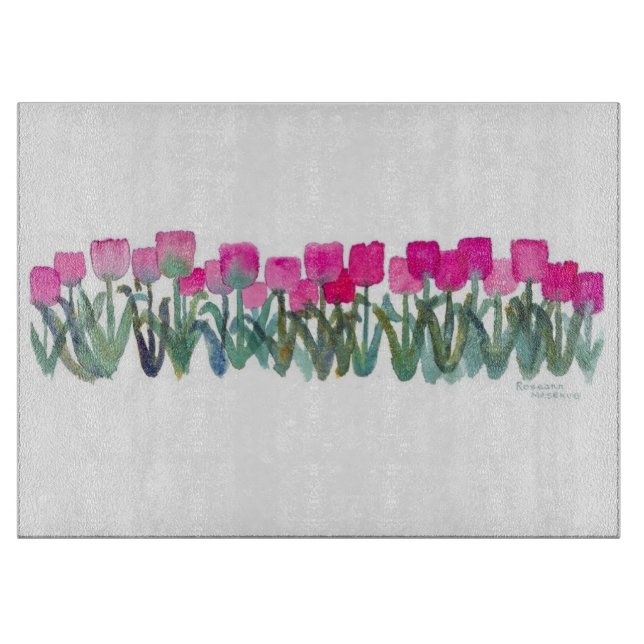 Rosa Tulip Grove Caking Board (Framsidan)