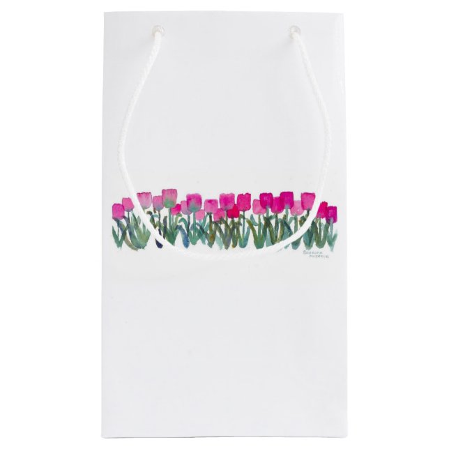 Rosa Tulip Grove Gift Bag (Baksidan)