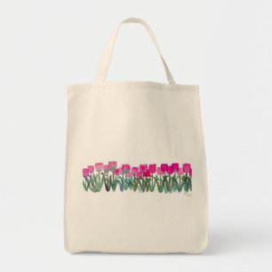 Rosa Tulip Grove Tote Tygkasse