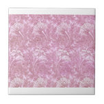 Rosa Tulip Mönster av William Morris Kakelplatta<br><div class="desc">Rosa Tulip Mönster av William Morris</div>