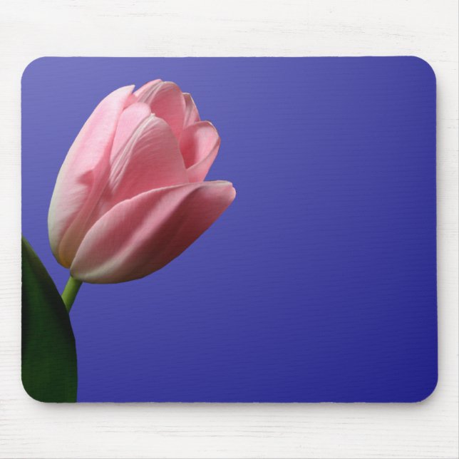 Rosa Tulip Mousepad Musmatta (Framsidan)