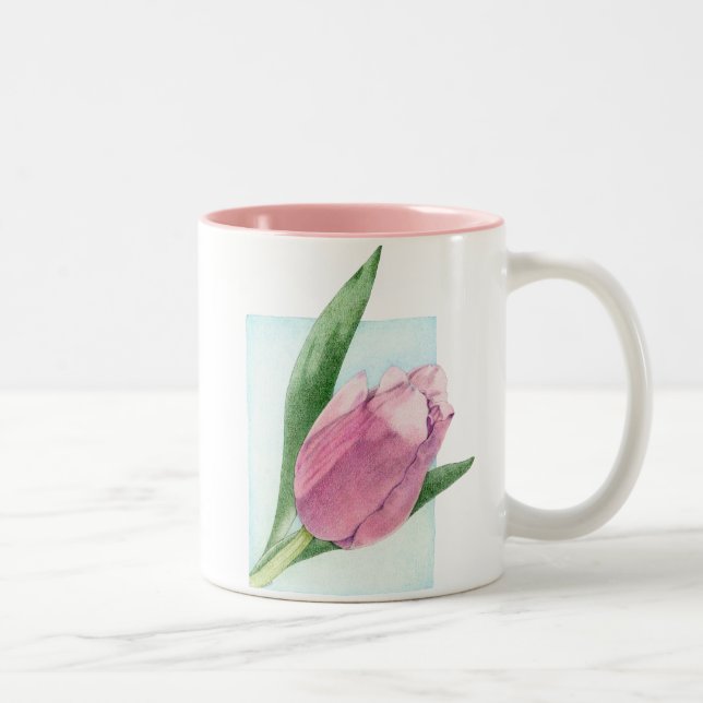 Rosa Tulip Mugg (Höger)