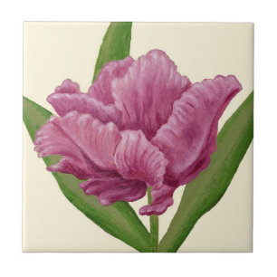 Rosa Tulip-panel Kakelplatta