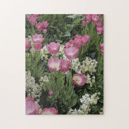 Rosa Tulip Puzzle Pussel