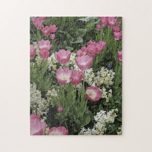 Rosa Tulip Puzzle Pussel