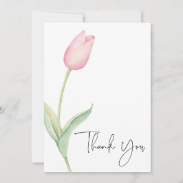 Rosa Tulip Solo Möhippa Tack Kort
