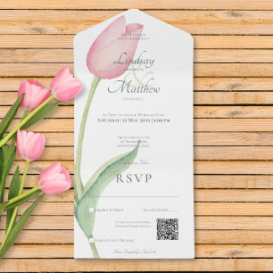 Rosa Tulip Solo Rosa Modern QR-kod