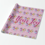 Rosa Tulip Tulips blommigt Vattenfärgssvällning Pa Presentpapper<br><div class="desc">Följ din Joy Inspirational Quote Tulip Wrapping Papper. En strålande vattenfärgsdesign för blommigten. Designade från mina ursprungliga vattenfärgade målningar,  som jag målade från min egen blomsterträdgård.</div>