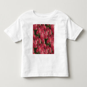 Rosa Tulips Blommigt T Shirt