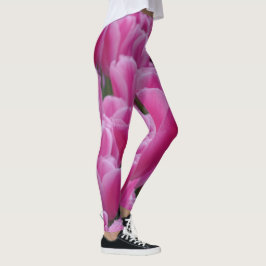 Rosa Tulips Leggings