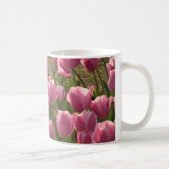 Rosa Tulips Mugg (Höger)