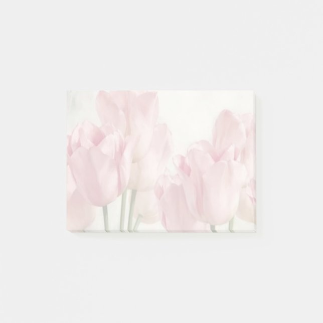 Rosa Tulips Post-it Block (Framsida)
