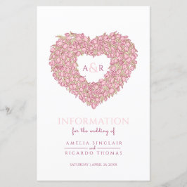 Rosa tulp bröllop gäsinformation om