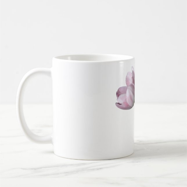 Rosa Tulpan Foto Tekopp, Kaffemugg (Vänster)