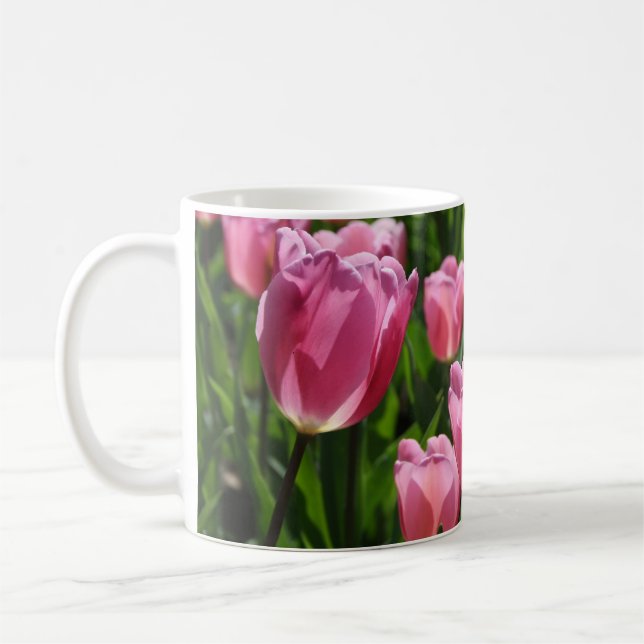 Rosa tulpan kaffemugg (Vänster)