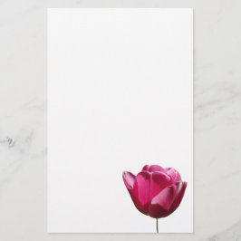 Rosa tulpanbrevpapperpapper brevpapper