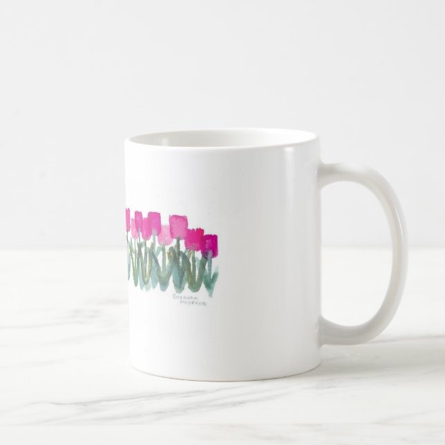 Rosa Tulpanlund Kaffemugg (Höger)