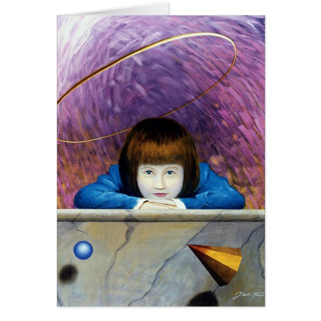 Rosa Tunnel Hälsningskort (Framsidan)