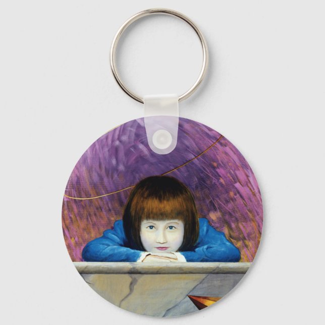 Rosa Tunnel Nyckelring (Framsida)