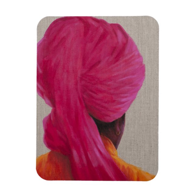 Rosa Turban Orange Jacka 2014 Magnet (Vertikal)