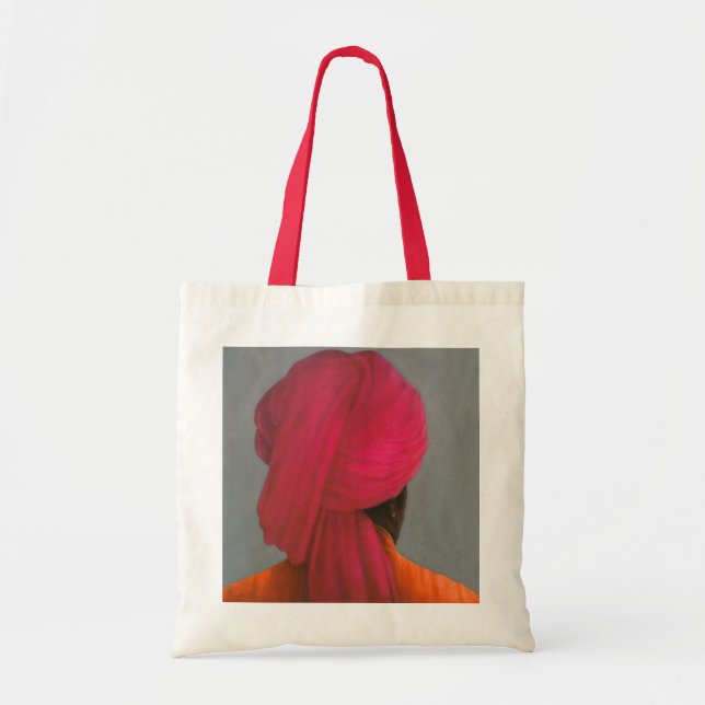 Rosa Turban Tygkasse (Framsidan)