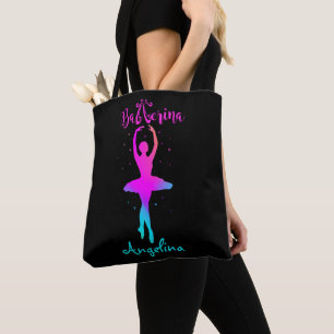 Rosa Turcos Personlig Ballerina T-Shirt Tygkasse