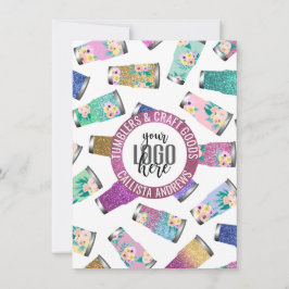 Rosa Turkos Blommig Glittertumbler Vårdinstruktion