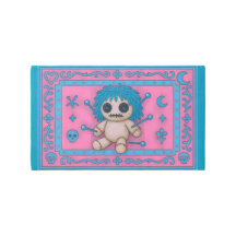 Rosa + turkos Blue Voodoo Doll matta