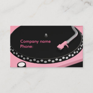 Rosa Turntable Visitkort