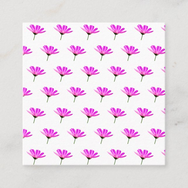 Rosa tusenskönemönster rabattkort (Framsida)