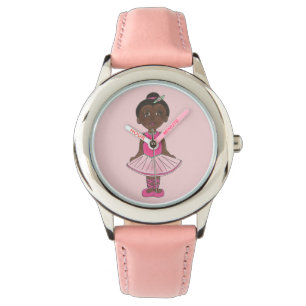 Rosa Tutu Ballet Little Ballerina Dance Gift Armbandsur