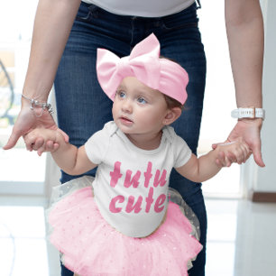 Rosa Tutu Cute Flicka Tutu Romper Tee Shirt