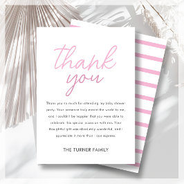Rosa Twin Baby Shower Tack Kort
