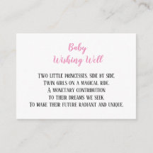 Rosa Twin Flicka Wishing Wishing Baby Shower