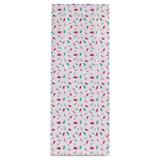 Rosa Twinkle Ljus Vin Gift Bag