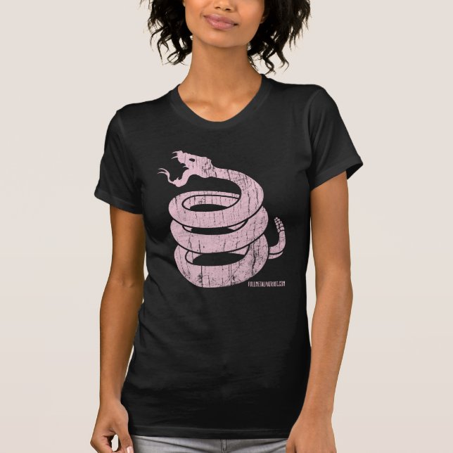 Rosa Twofer utslagsplats för FMP Gadsden Tee Shirt (Framsida)